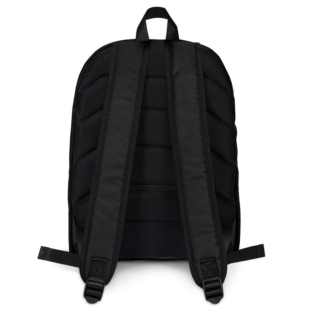 Medium Travel Backpack by Moon Behind The Hill for unisex in polyester & mesh amber & black presents a stately Polyester & Mesh Medium Travel Backpack design, showcasing a secure zipper with ample built-in-compartments, external-pockets, internal-pockets & laptop-compartment and versatile backpack-strap for a stately finish.
