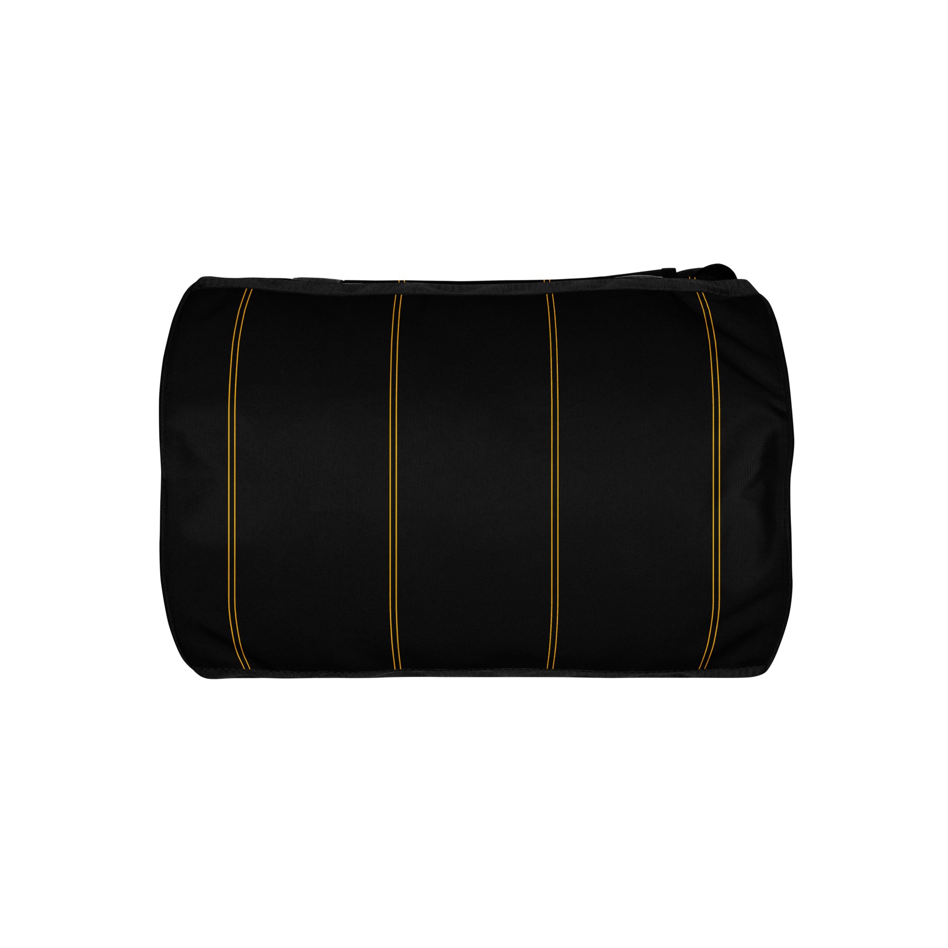Gym Duffel Bag by Moon Behind The Hill for men in polyester amber, black & print features an refined Polyester Gym Duffel Bag design with a secure , ample internal-pockets, and versatile shoulder-strap, detachable-strap & handle for a truly refined finish.