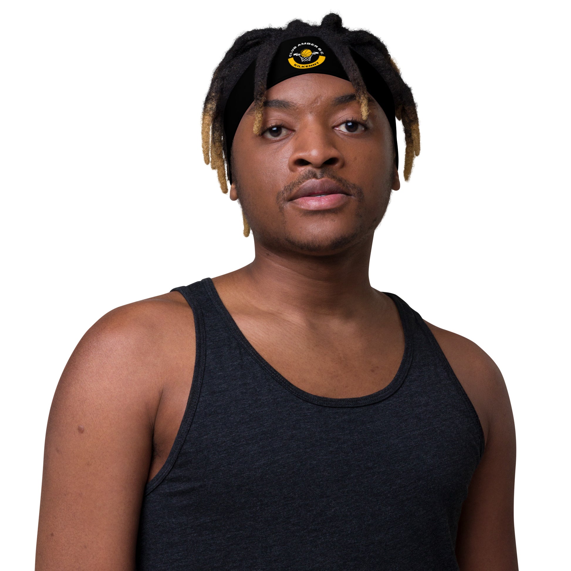 Club Amber Basketball Kilkenny Headband - Designed by Moon Behind The Hill Available to Buy at a Discounted Price on Moon Behind The Hill Online Designer Discount Store