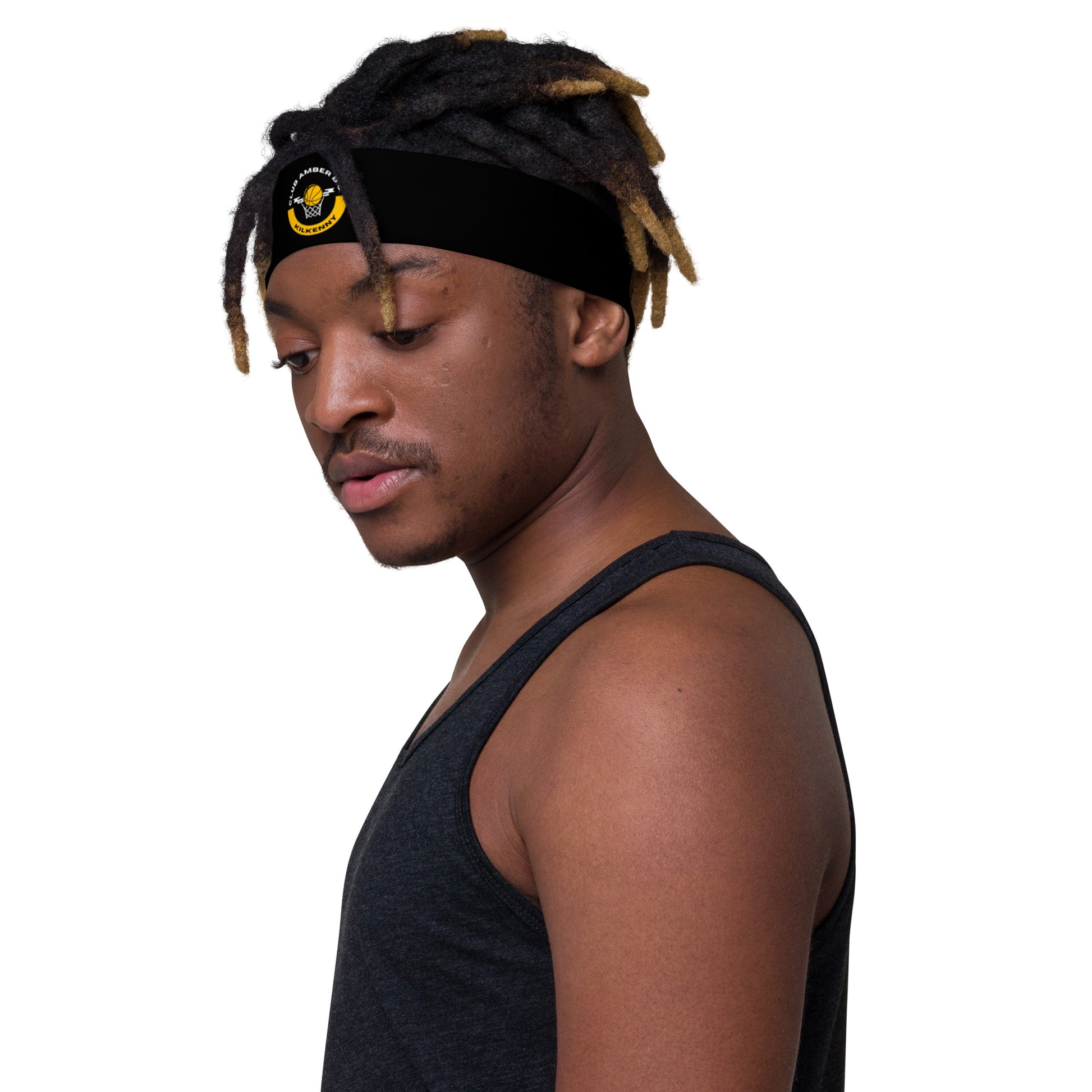 Club Amber Basketball Kilkenny Headband - Designed by Moon Behind The Hill Available to Buy at a Discounted Price on Moon Behind The Hill Online Designer Discount Store