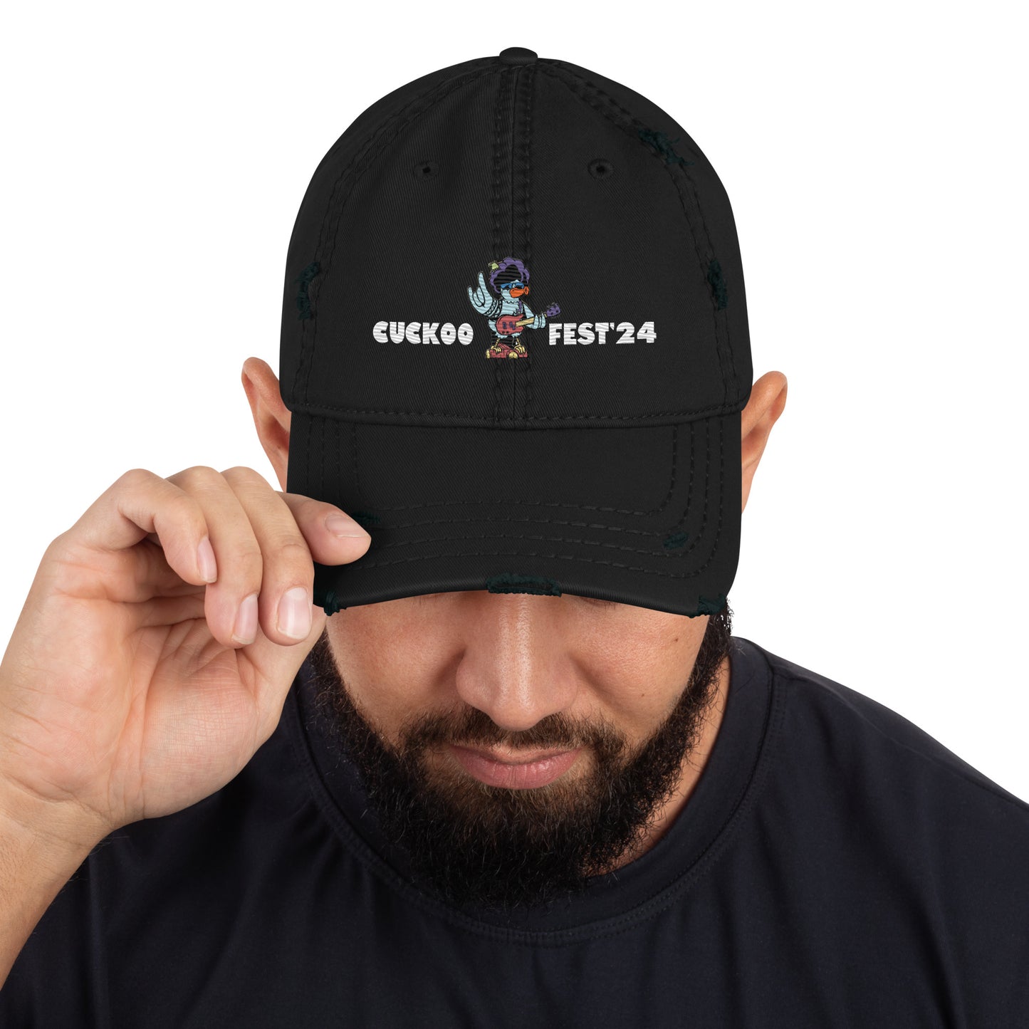Cuckoofest '24 Distressed Dad Hat