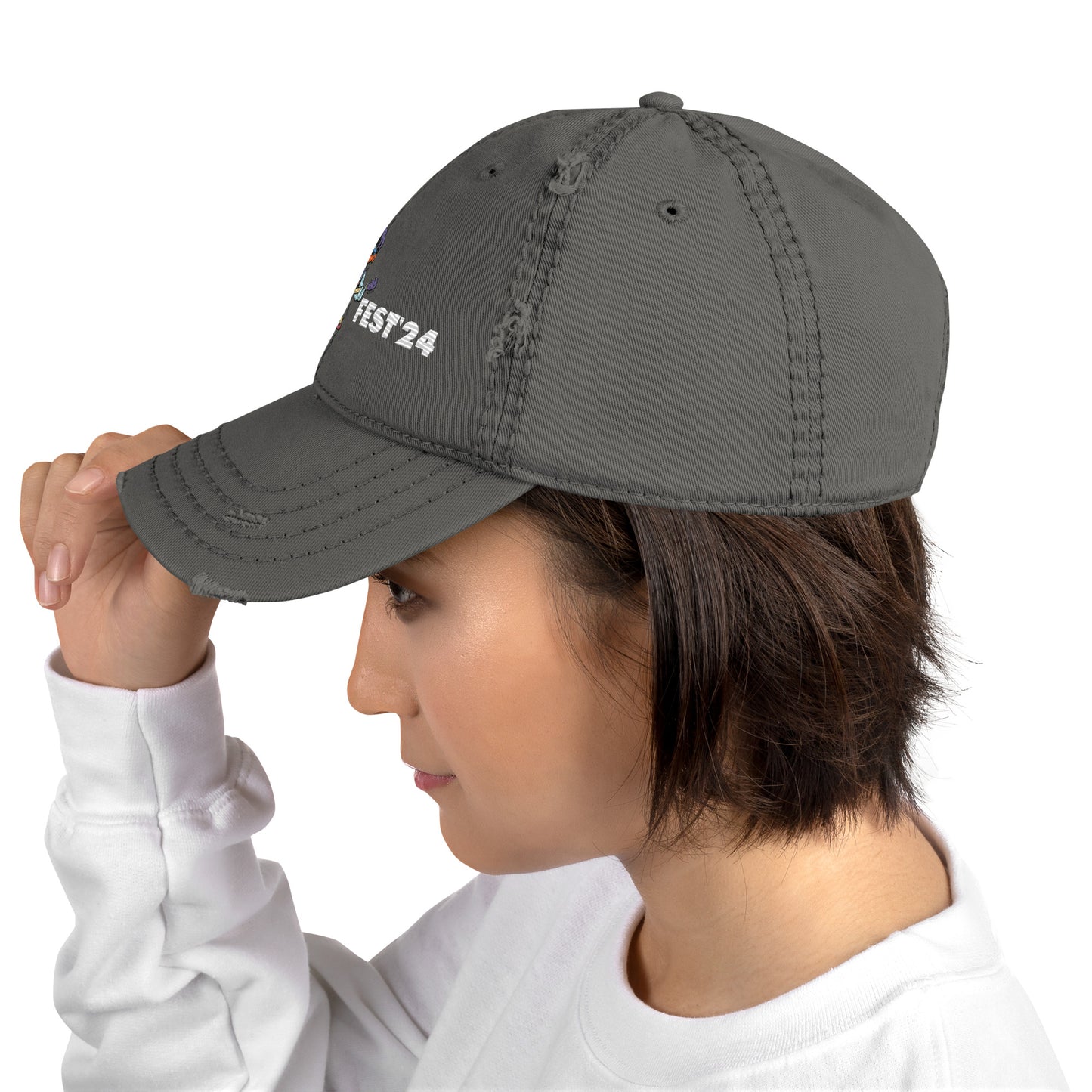 Cuckoofest '24 Distressed Dad Hat