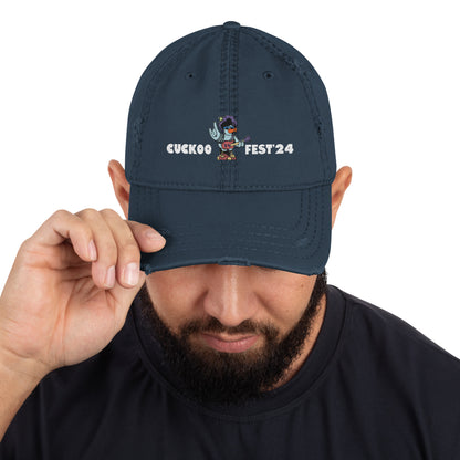 Cuckoofest '24 Distressed Dad Hat