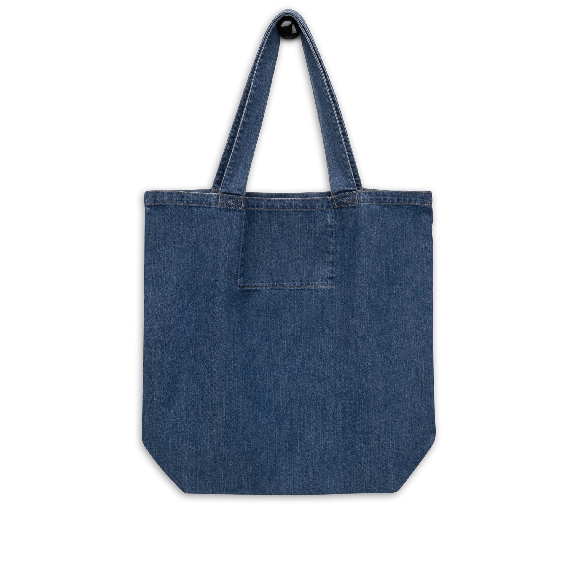 Small Gym Tote Bag by Moon Behind The Hill for unisex in organic denim cotton print features a jet-set Organic Denim Cotton Small Gym Tote Bag design, complete with a secure , ample internal-pockets, and versatile handle for a jet-set look.
