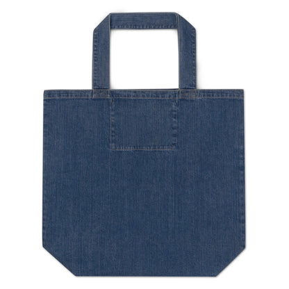 Small Gym Tote Bag by Moon Behind The Hill for unisex in organic denim cotton print features an jet-setting Organic Denim Cotton Small Gym Tote Bag design with a secure , jet-setting internal-pockets, and versatile handle for a jet-setting look.
