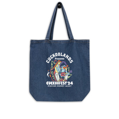 Small Gym Tote Bag by Moon Behind The Hill for unisex in organic denim cotton print features an jet-set-ready silhouette, showcasing the Organic Denim Cotton Small Gym Tote Bag design with a secure , ample internal-pockets, and versatile handle.