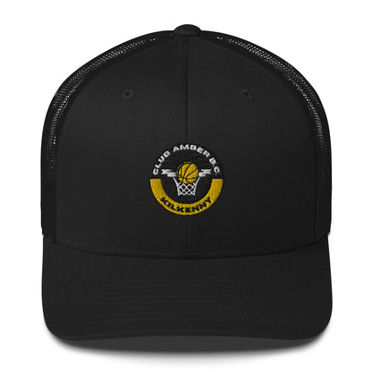 Club Amber Basketball Kilkenny Trucker Cap - Designed by Moon Behind The Hill Available to Buy at a Discounted Price on Moon Behind The Hill Online Designer Discount Store