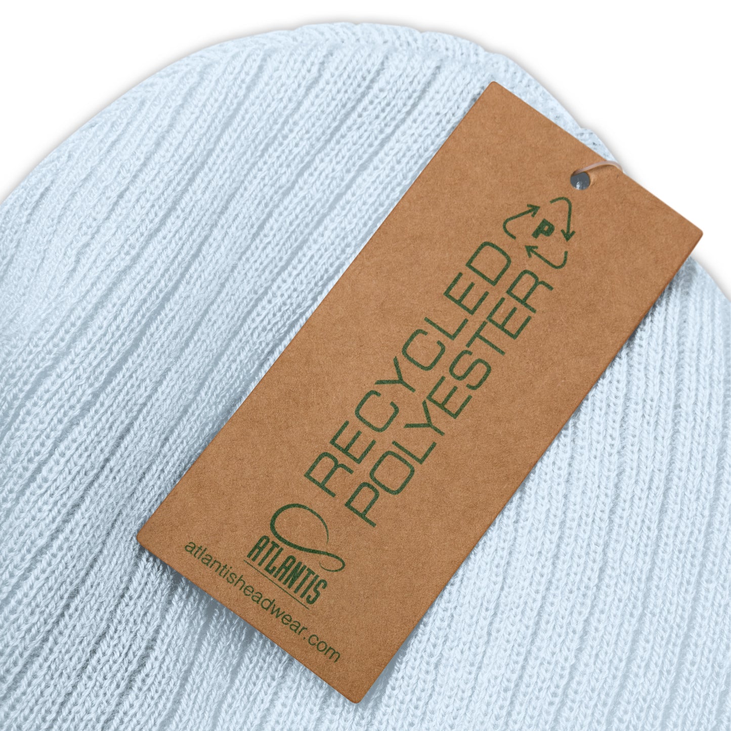 Club Amber Basketball Kilkenny Ribbed Knit Beanie Hat - Designed by Moon Behind The Hill Available to Buy at a Discounted Price on Moon Behind The Hill Online Designer Discount Store