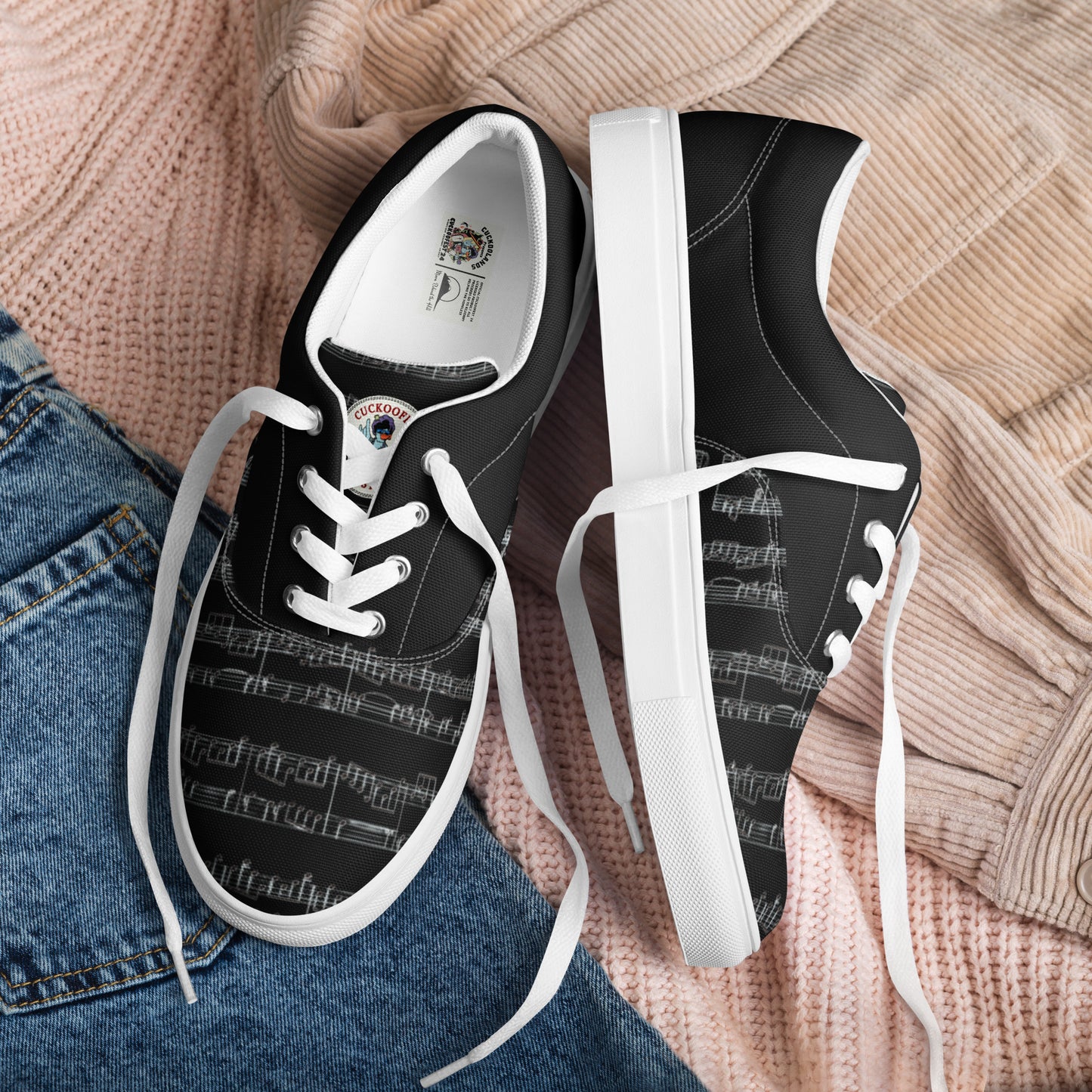 Cuckoofest '24 Women’s lace-up canvas shoes