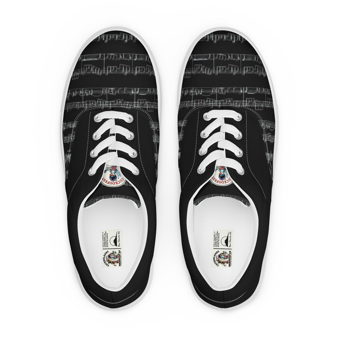 Cuckoofest '24 Women’s lace-up canvas shoes