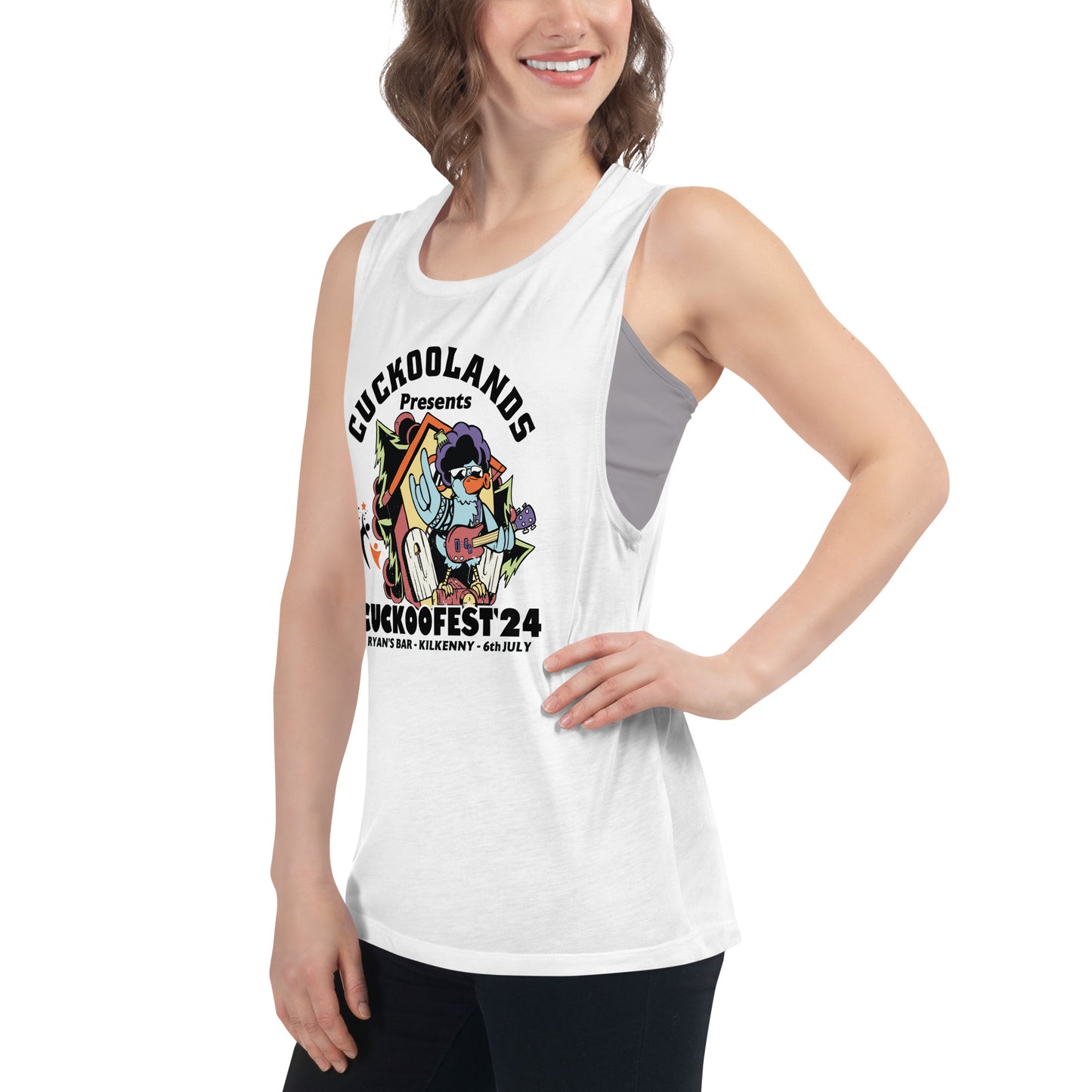 Cuckoofest '24 Ladies’ Muscle Tank