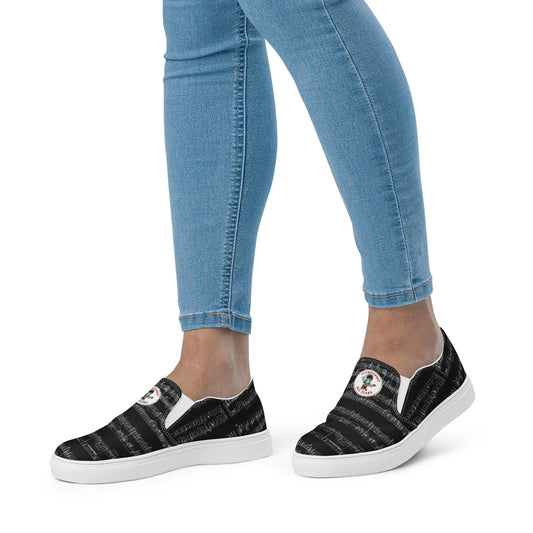 Cuckoofest '24 Women’s slip-on canvas shoes