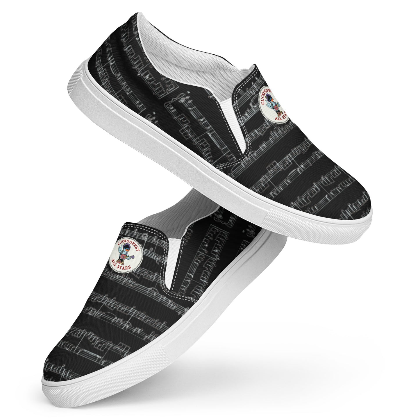 Cuckoofest '24 Women’s slip-on canvas shoes