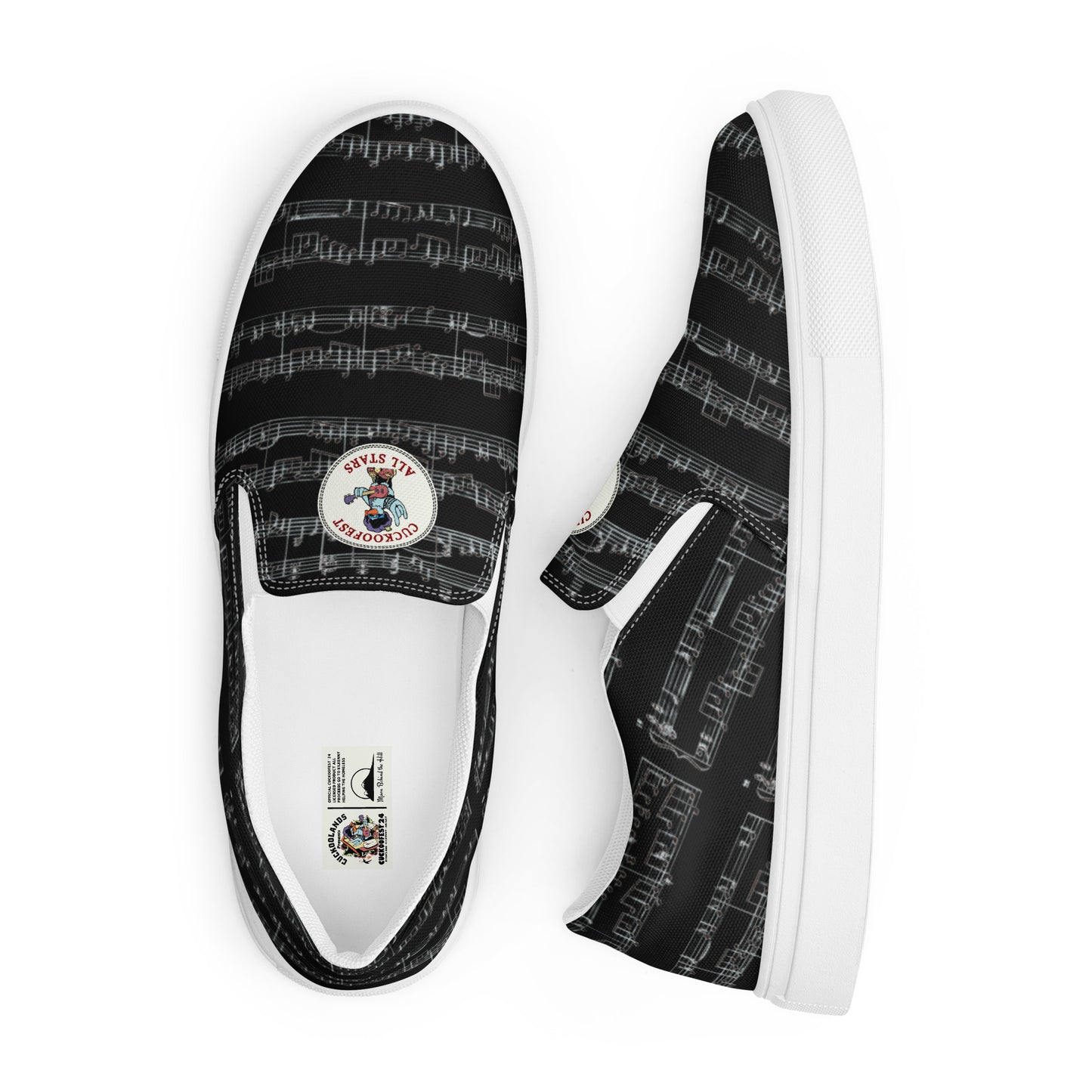 Cuckoofest '24 Women’s slip-on canvas shoes