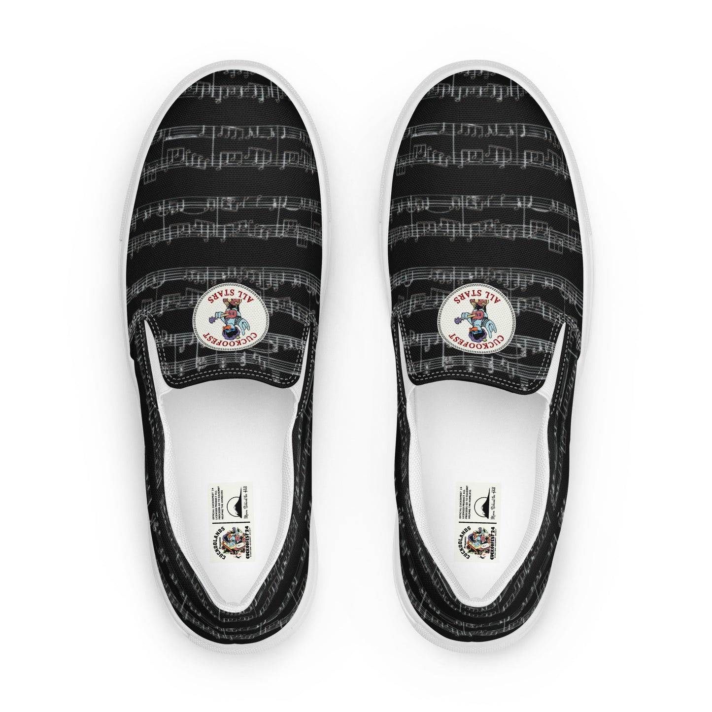 Cuckoofest '24 Women’s slip-on canvas shoes