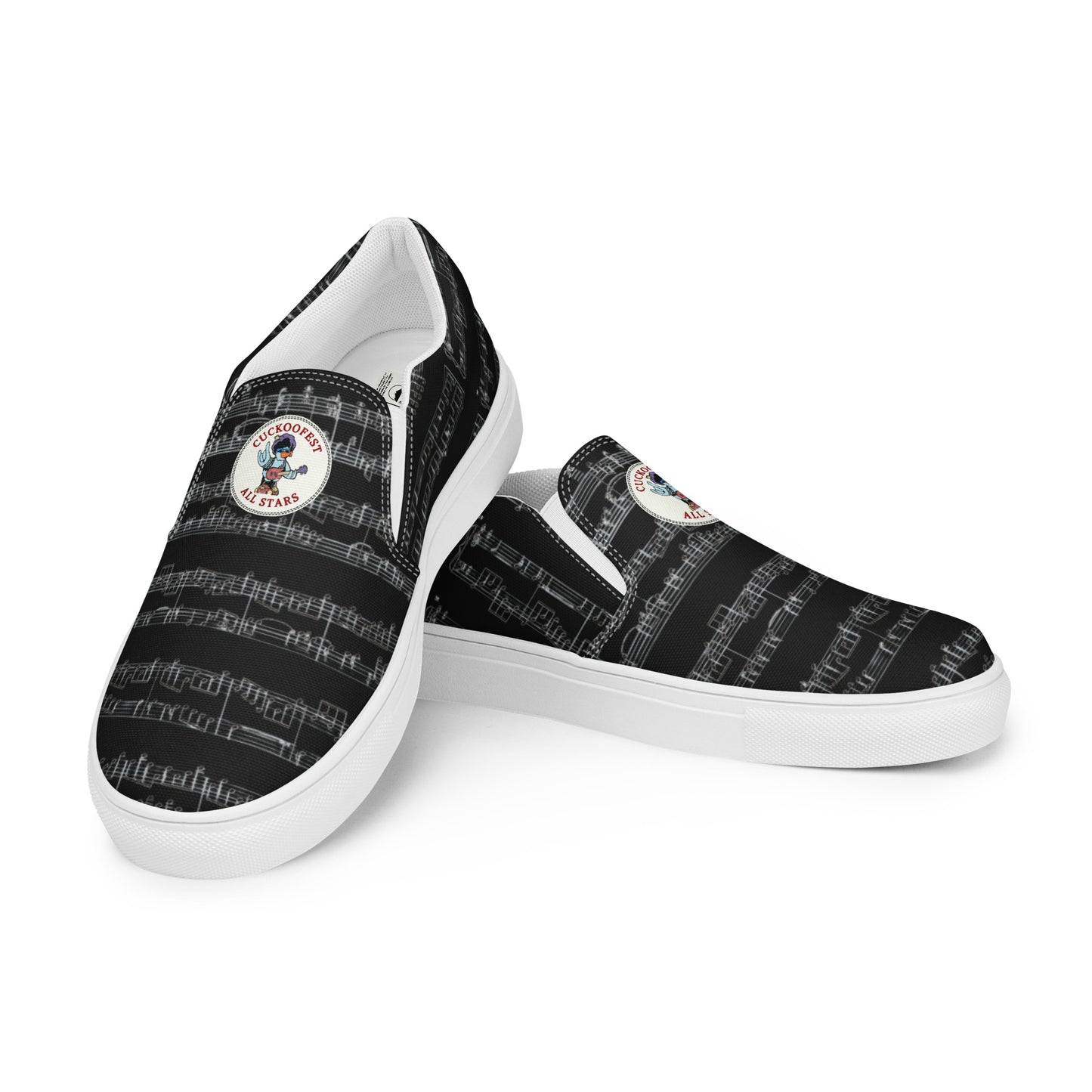 Cuckoofest '24 Women’s slip-on canvas shoes