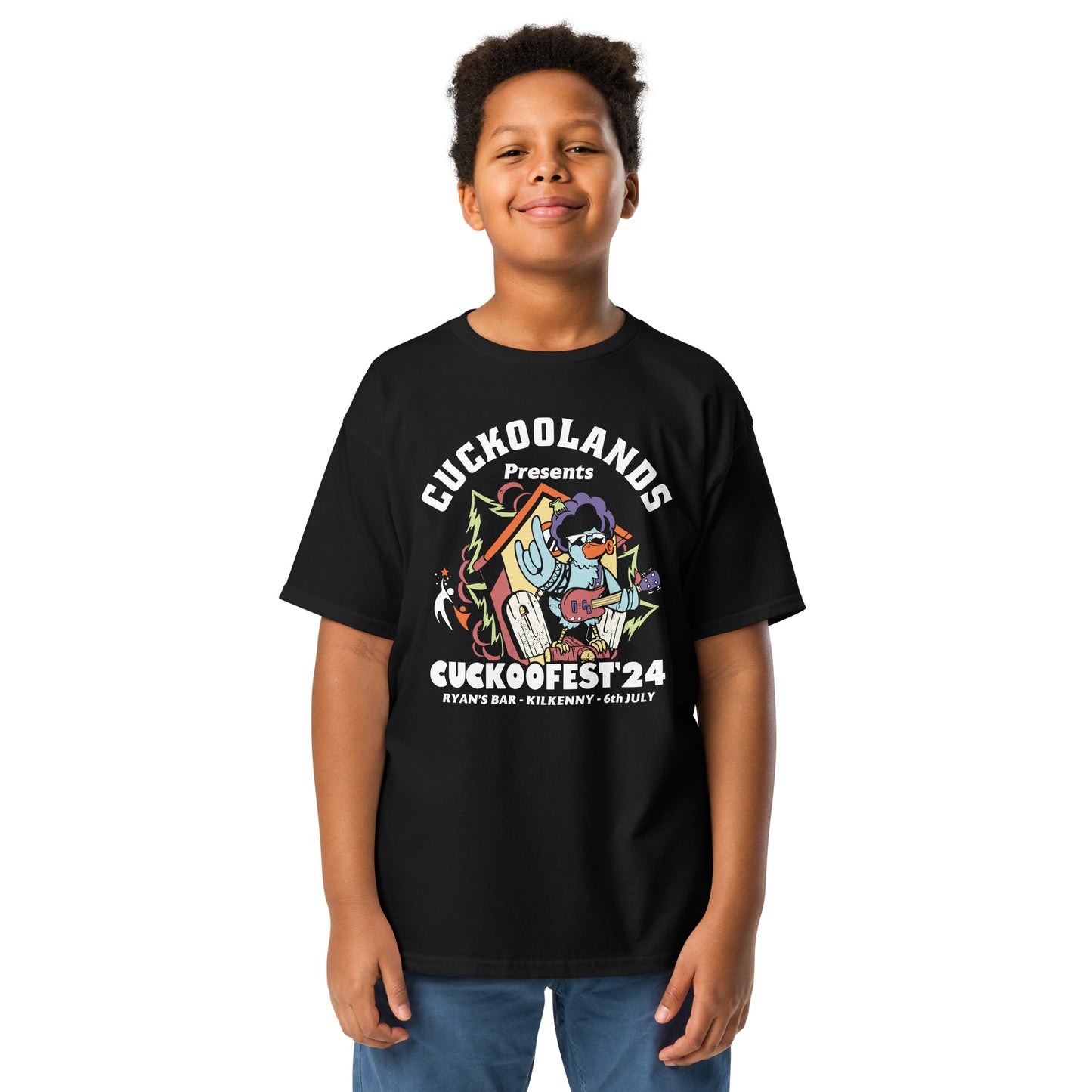 Cuckoofest '24 Dark Youth classic tee
