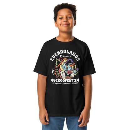 Cuckoofest '24 Dark Youth classic tee