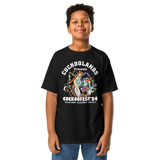 Cuckoofest '24 Dark Youth classic tee