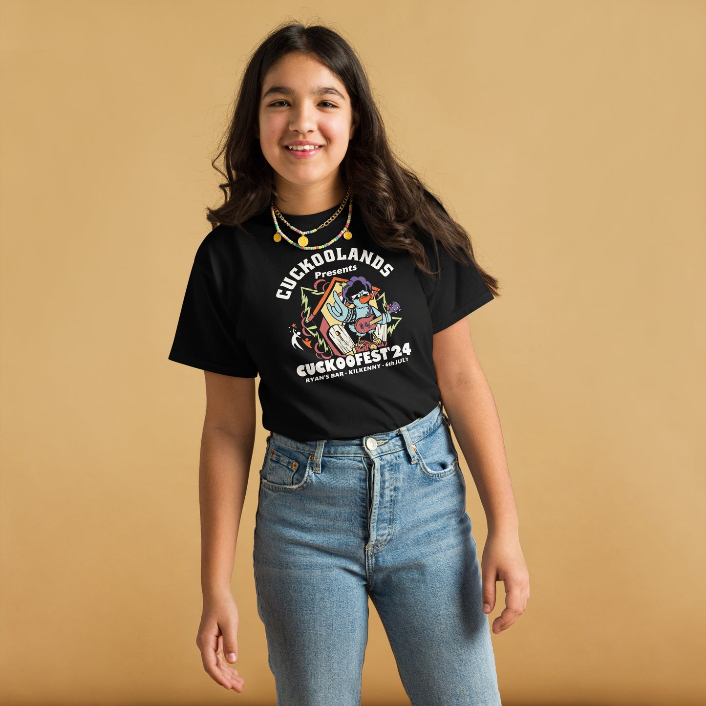 Cuckoofest '24 Dark Youth classic tee