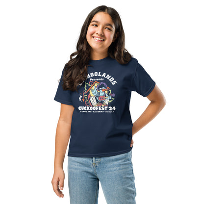 Cuckoofest '24 Dark Youth classic tee