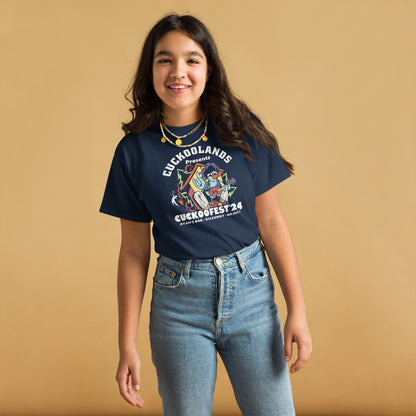 Cuckoofest '24 Dark Youth classic tee