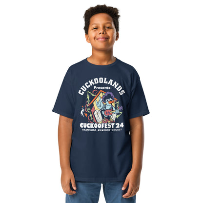 Cuckoofest '24 Dark Youth classic tee