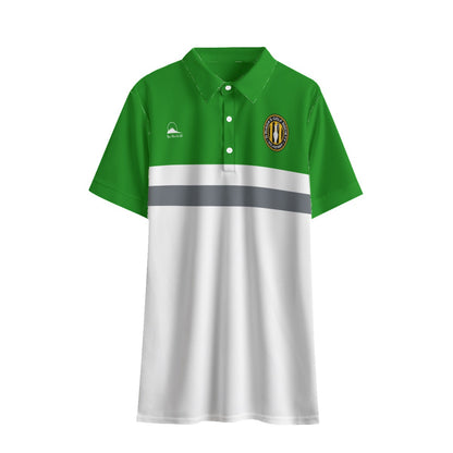 O'Riada's Golf Society Green & White Men's Polo Shirt | Birdseye