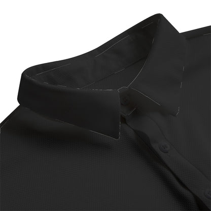O'Riada's Golf Society Black & Amber Men's Polo Shirt | Birdseye