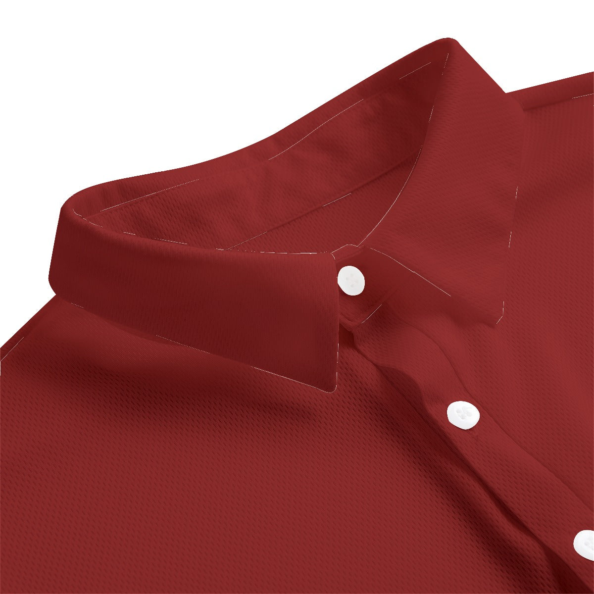 O'Riada's Golf Society Maroon & White Men's Polo Shirt | Birdseye