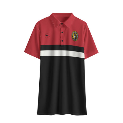 O'Riada's Golf Society Red & Black Men's Polo Shirt | Birdseye
