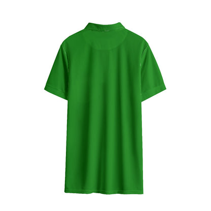 O'Riada's Golf Society Green & Red Men's Polo Shirt | Birdseye