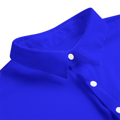 O'Riada's Golf Society Blue & Gold Men's Polo Shirt | Birdseye