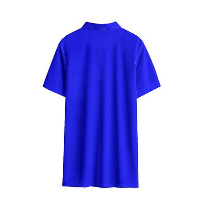 O'Riada's Golf Society Blue & Gold Men's Polo Shirt | Birdseye