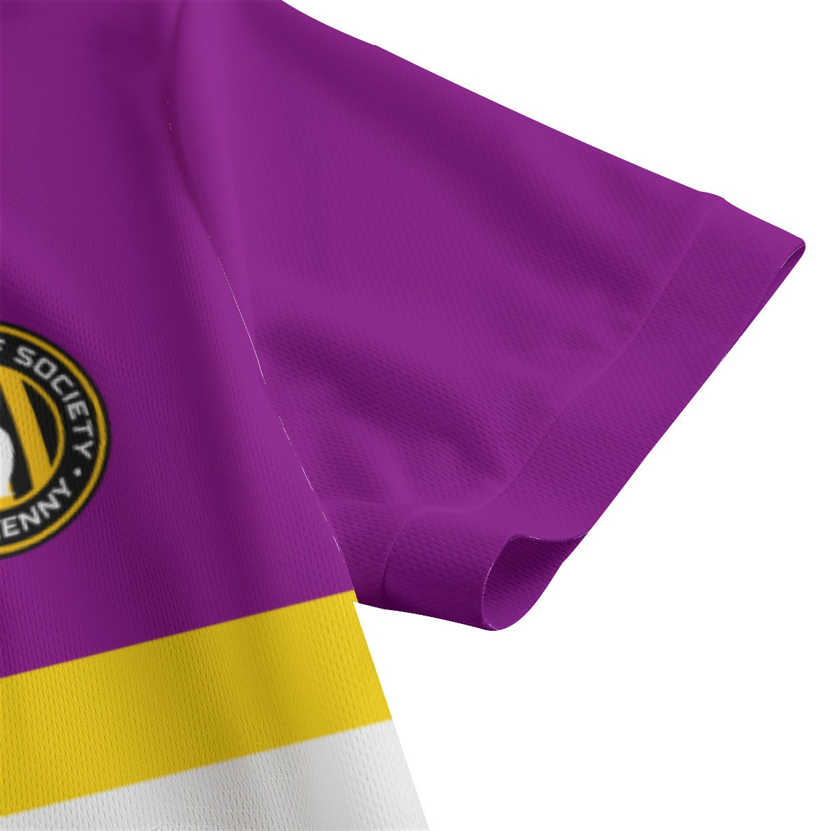 O'Riada's Golf Society Purple & Gold Men's Polo Shirt | Birdseye
