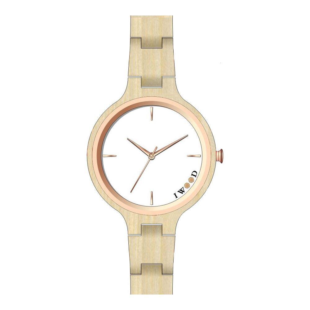 Iwood Real Wood Ladies Watch IW18442001 - Designed by Iwood Available to Buy at a Discounted Price on Moon Behind The Hill Online Designer Discount Store