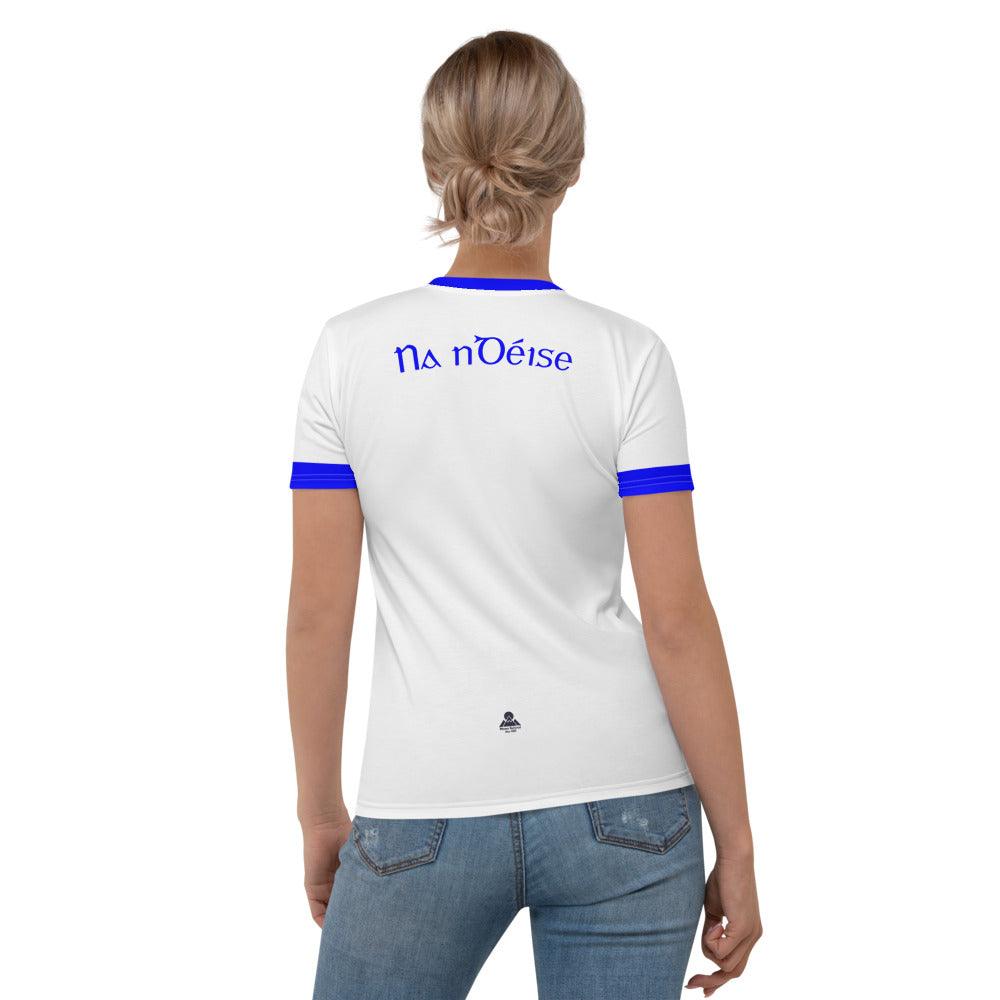 Women's Port Lairge 1950s Retro Waterford Supporters T-shirt designed by Moon Behind The Hill available from Moon Behind The Hill's Women's Clothing range