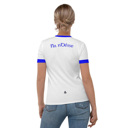 Women's Port Lairge 1950s Retro Waterford Supporters T-shirt designed by Moon Behind The Hill available from Moon Behind The Hill's Women's Clothing range