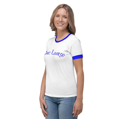 Women's Port Lairge 1950s Retro Waterford Supporters T-shirt designed by Moon Behind The Hill available from Moon Behind The Hill's Women's Clothing range