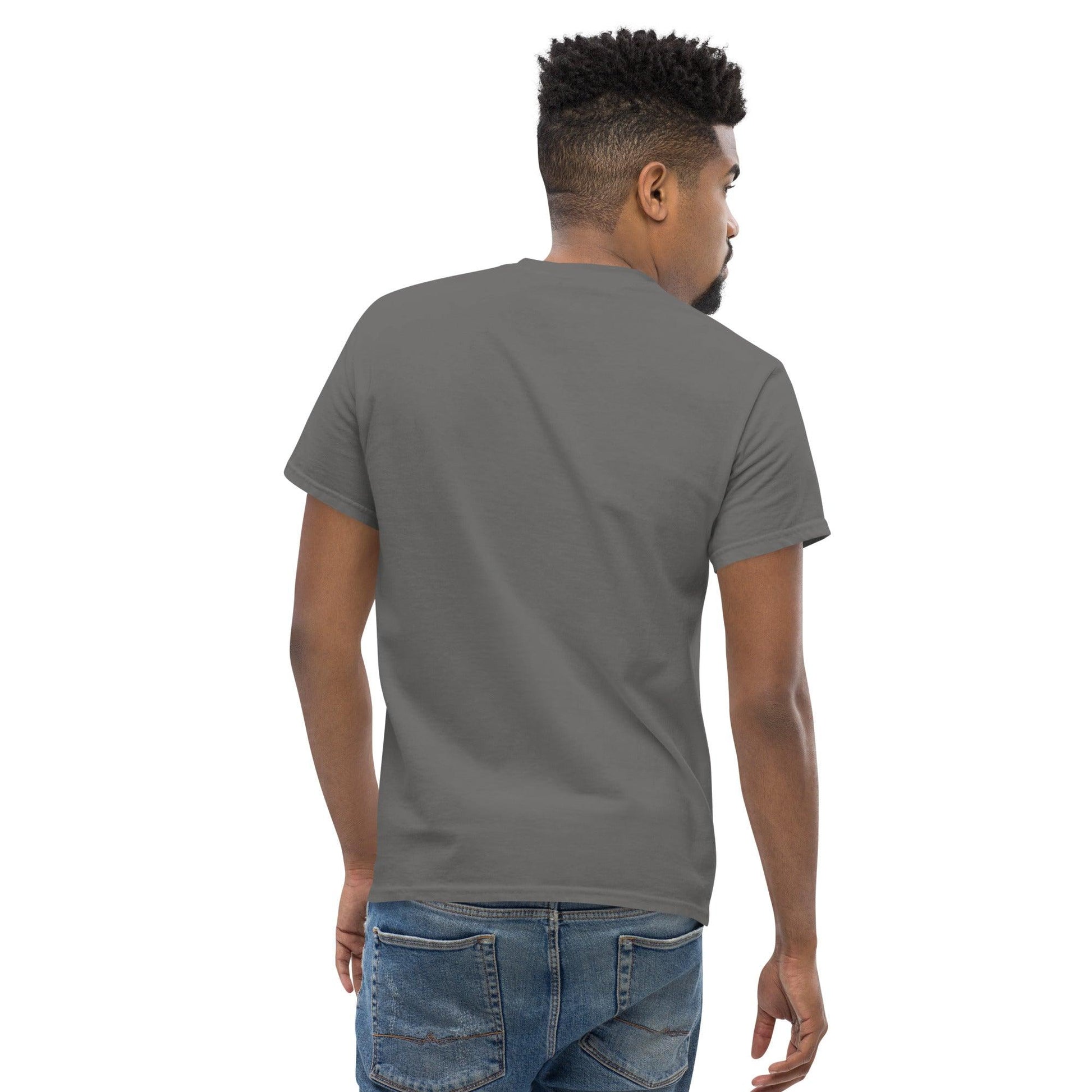 Club Amber Basketball Kilkenny Men's Classic Tee - Designed by Moon Behind The Hill Available to Buy at a Discounted Price on Moon Behind The Hill Online Designer Discount Store