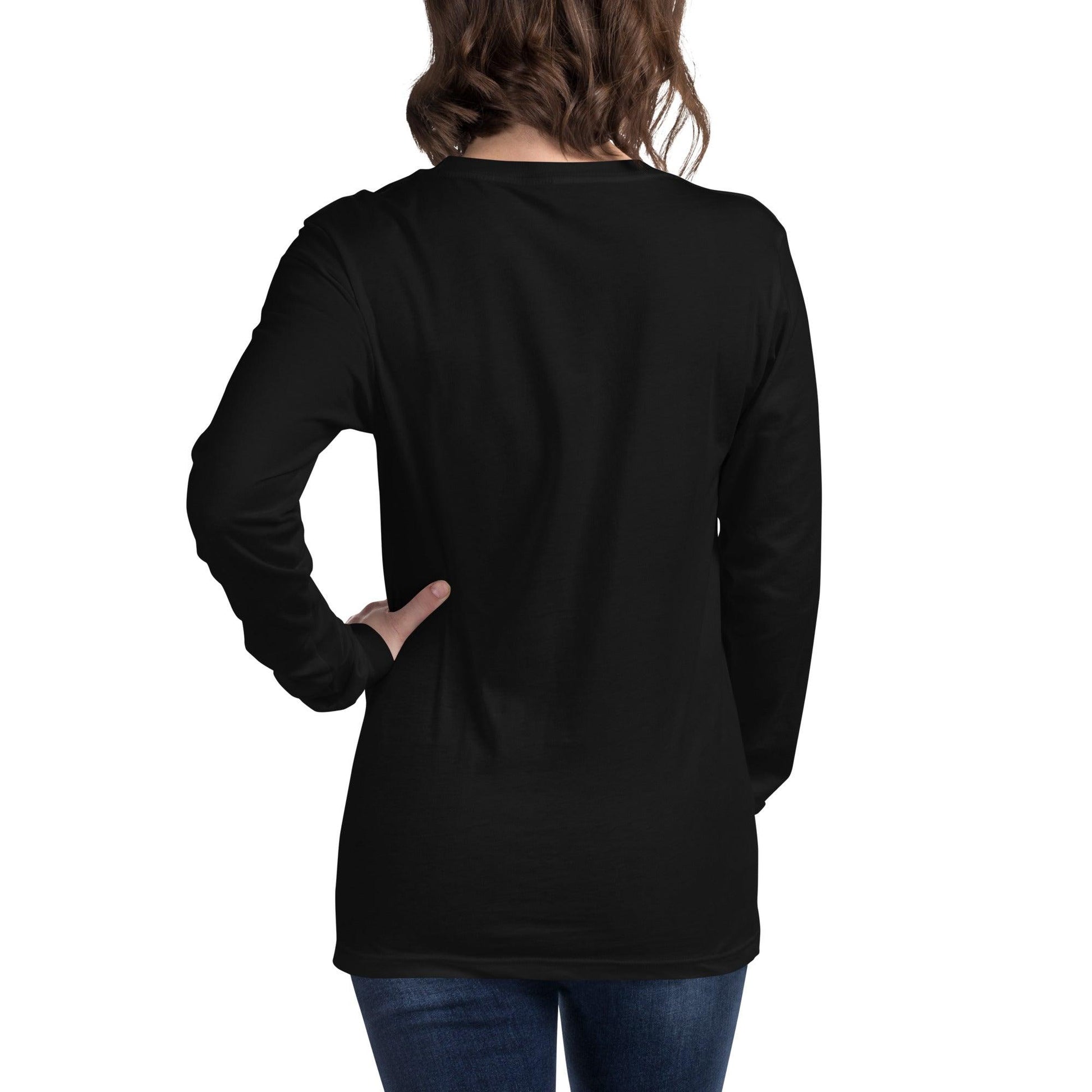 Club Amber Basketball Unisex Long Sleeve Tee - Designed by Moon Behind The Hill Available to Buy at a Discounted Price on Moon Behind The Hill Online Designer Discount Store